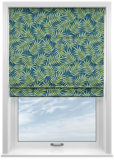 Goa, Deep Lagoon - Twist&Fit Roman Blind